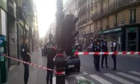 انفجار يك موتورسيكلت مقابل ساختمان وابسته نظامي اردن در پاريس