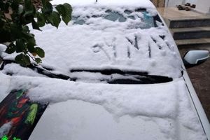 اولین برف پاییزی در شهرستان کلیبر