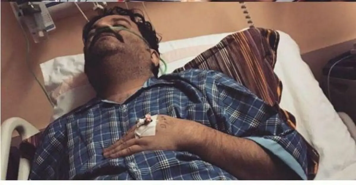 مهراب قاسمخانی بستری شد/ دلیل: خنده زیاد به خاطر یک تبلیغ داخلی