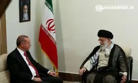 اردوغان با رهبرانقلاب دیدار کرد