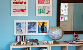 با نقاشی و کاردستی های فرزندمان چه کنیم؟