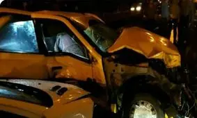 برخورد زنجیره‌ای ۱۷ دستگاه خودرو در محور گرگان به کردکوی