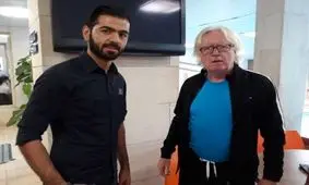 مدافع تیم‌ملی به دیدار شفر رفت+عکس