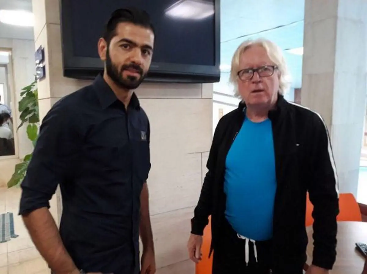 مدافع تیم‌ملی به دیدار شفر رفت+عکس