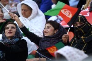آرامش زنان افغان در ورزشگاه