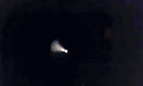 شی نورانی در آسمان بستک هرمزگان