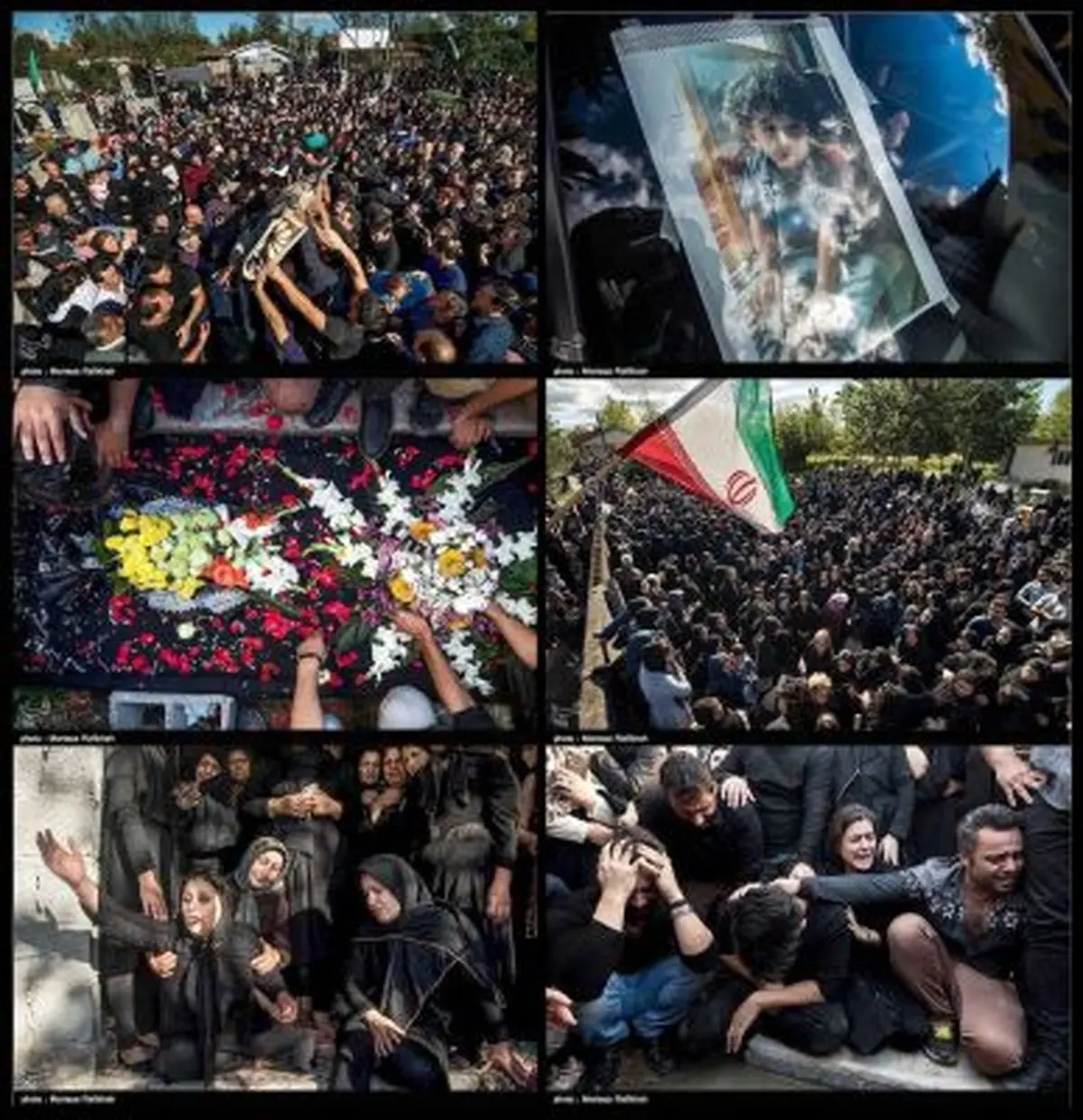 اهورا کودک ۲.۵ ساله گیلانی در آرامگاه ابدی اش آرام گرفت