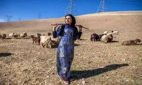 گزارش تصویری/ دختر کوچ نشین، قهرمان کیک بوکسینگ ایران