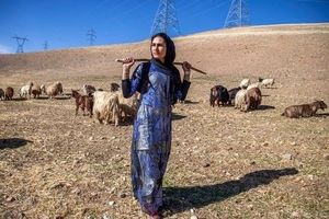 گزارش تصویری/ دختر کوچ نشین، قهرمان کیک بوکسینگ ایران