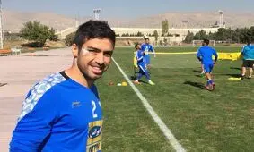 خسرو حیدری با صورتی کبود در تمرین استقلال+عکس