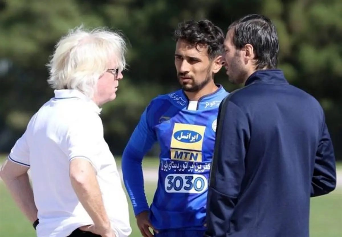 جلسه شفر با مهاجم آبی‌پوشان+عکس