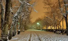 یلدای برفی در البرز