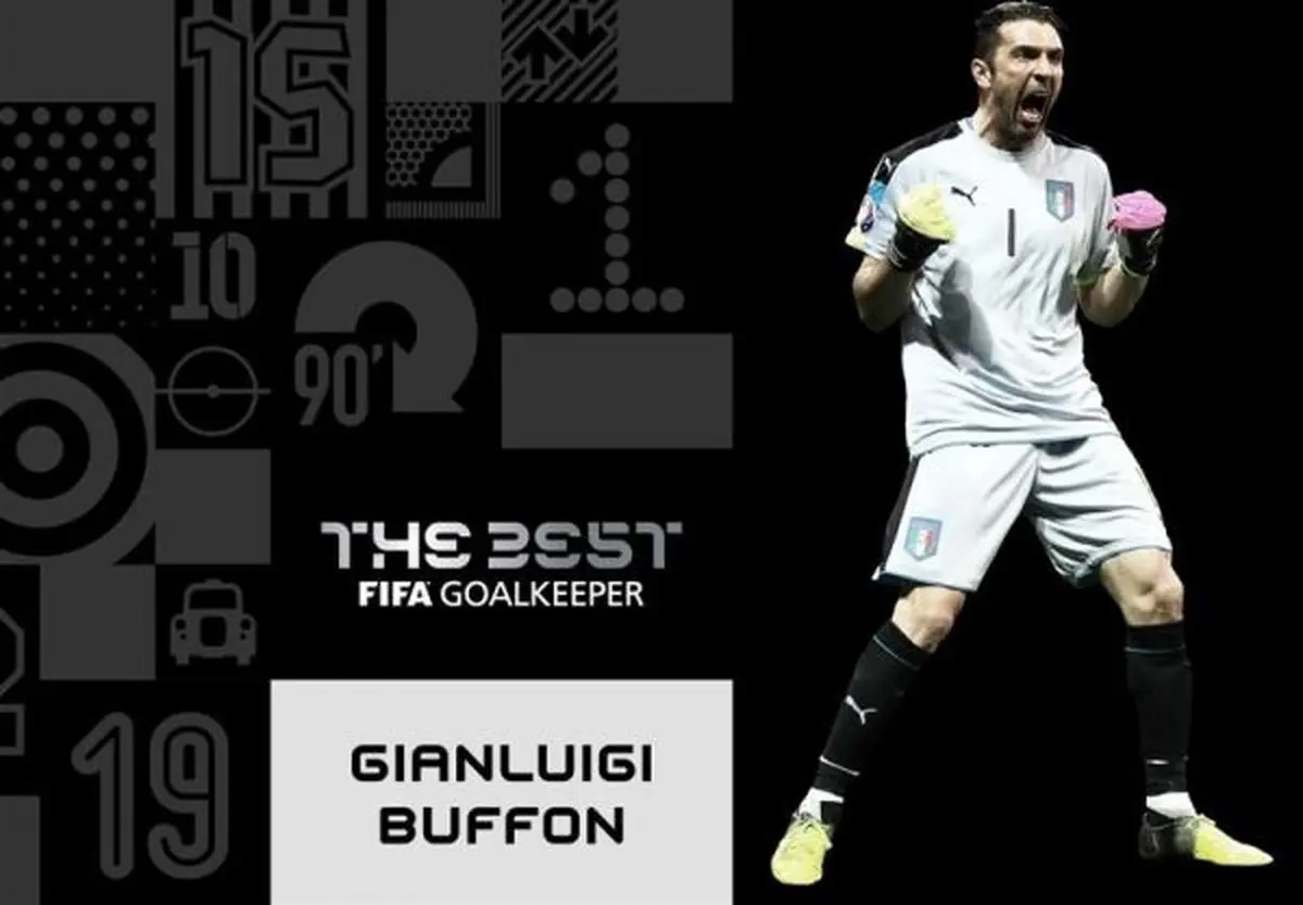 بوفون بهترین دروازه بان سال 2017 شد+عکس