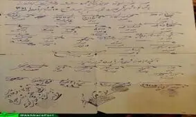 لیست جهیزیه متعلق به سال 1361 هجری قمری