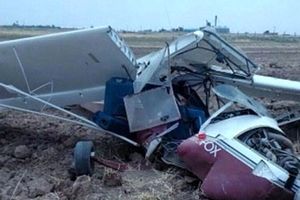 سقوط یک فروند هواپیمای سبك در كرمان