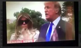 فیلمی از بدل ملانیا ترامپ