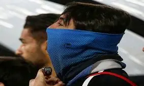 ۵۷۵۲ صلوات مهدی رحمتی روی نیمکت+عکس