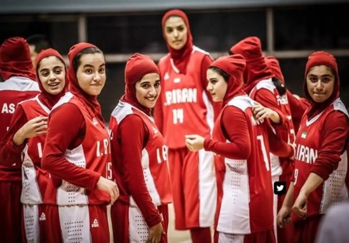 پیرزوی دختران بلند قامت ایران مقابل سریلانکا