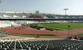 تصویری از استادیوم آزادی، 4 ساعت مانده به دربی