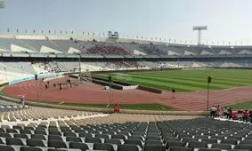 تصویری از استادیوم آزادی، 4 ساعت مانده به دربی