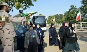 بازدید فرمانده انتظامی گیلان ازروند تردد زواراربعین درمرز آستارا