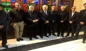 بزرگان فوتبال و ورزش در مراسم ختم زنده یاد ابراهیم آشتیانی