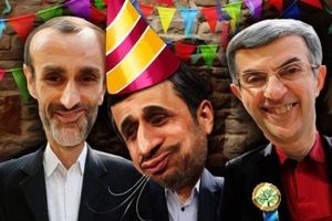 کاریکاتورهای تولد احمدی نژاد در روزنامه قانون