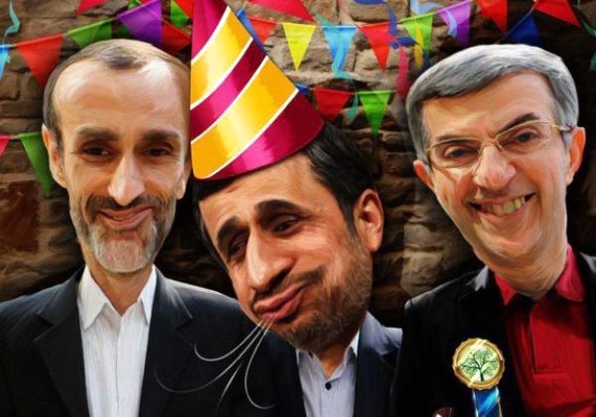کاریکاتورهای تولد احمدی نژاد در روزنامه قانون