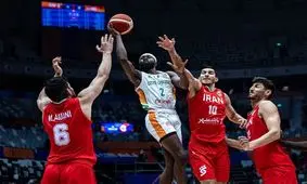  ایران مقابل ساحل عاج در جام جهانی بسکتبال شکست خورد