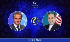 تماس مدیرکل آژانس بین‌المللی انرژی اتمی با عراقچی

