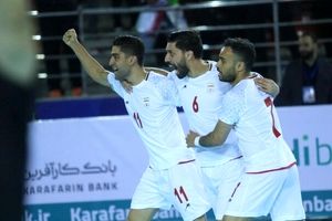 برتری نزدیک تیم ملی فوتسال ایران مقابل روسیه

