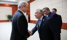 پزشکیان: ایران به دنبال حل مسئله هسته‌ای از راه‌های دیپلماتیک است/ گوترش: متقاعد شده‌ام که هدف ایران ساخت سلاح هسته‌ای نیست

