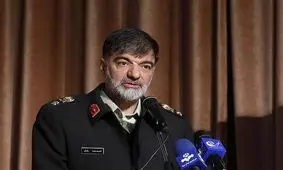 واکنش سردار رادان در راهپیمایی روز قدس بعد از حمله اخیر در تهران/ ویدئو