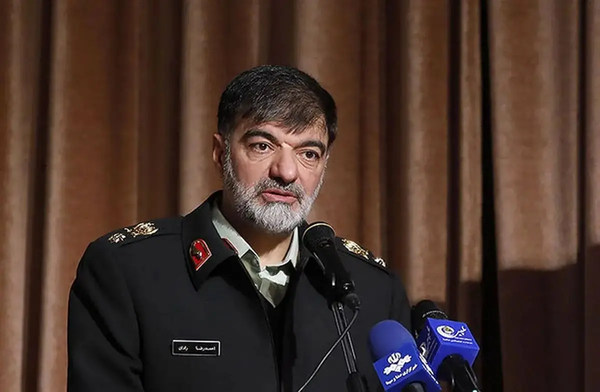 واکنش سردار رادان در راهپیمایی روز قدس بعد از حمله اخیر در تهران/ ویدئو