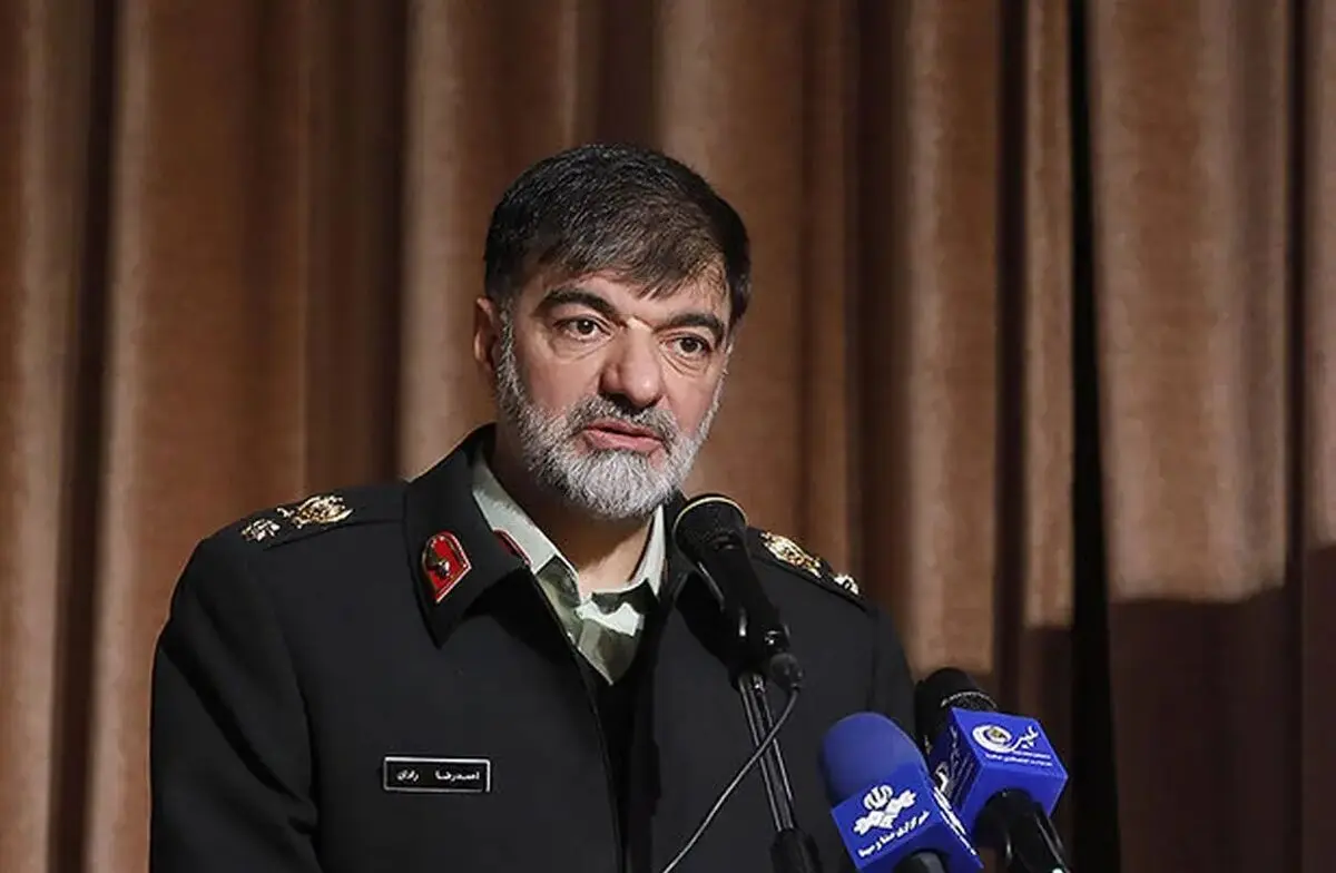 واکنش سردار رادان در راهپیمایی روز قدس بعد از حمله اخیر در تهران/ ویدئو