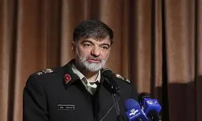 واکنش سردار رادان در راهپیمایی روز قدس بعد از حمله اخیر در تهران/ ویدئو