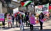 معترضان آمریکایی مسیر منتهی به مراسم اسکار را در حمایت از فلسطین بستند