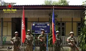 شورشیان در میانمار کنترل فرماندهی غربی حکومت نظامی را در دست گرفتند

