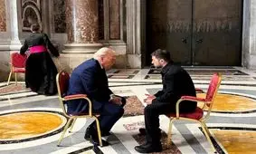 افشای جزییات دیدار روسای جمهور آمریکا و اوکراین در حاشیه تشییع جنازه پاپ