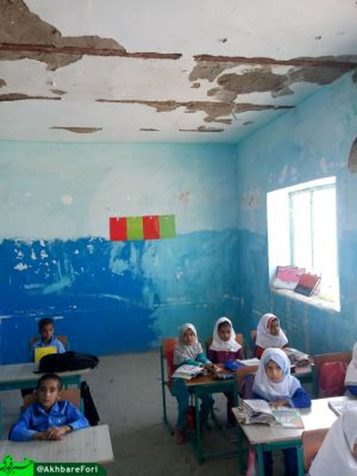 مدارس ناایمن شهرستان فاریاب کرمان
