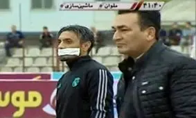 تصویری از رفتار عجیب رسول خطیبی در اعتراض به تذکر داور