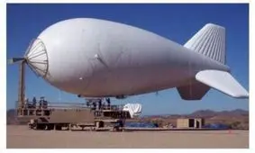 تصویری از بالن اینترنتی در مرز مهران