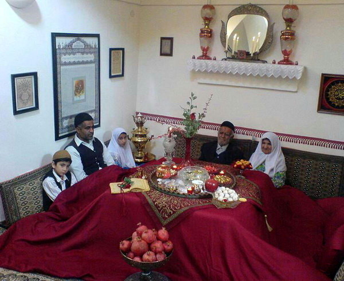 آئین گیلانیها در شب چله