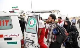 حادثه واژگونی ون حامل زائران اربعین / ٨ دستگاه آمبولانس به خارج از مرز اعزام شدند