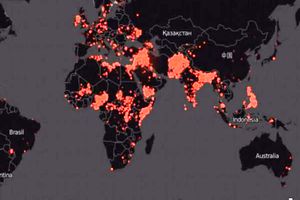 نقشه گرافیکی دیلی میل از حملات تروریستی طی 30 سال اخیر