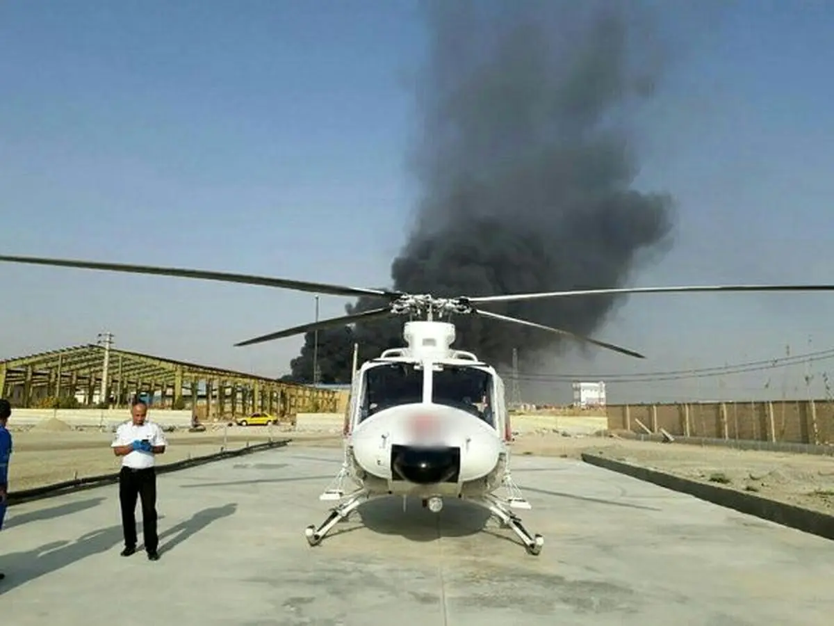 شرکت ظروف پلاستیکی در آتش سوخت / دو کارگر مصدوم شدند