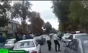دستبرد دزدان مسلح به بانك تجارت خوي/ فیلم