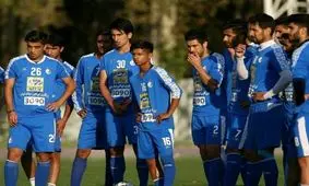 فرزندان ستاره استقلال تمرین آبی‌پوشان را بهم ریختند+عکس