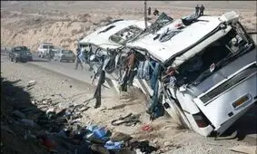 8 کشته در حادثه واژگونی اتوبوس در محور سوادکوه