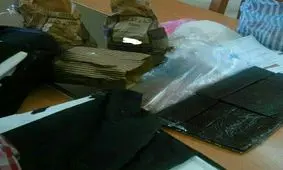 کشف تریاک از داخل بادام زمینی در گمرک انزلی+ عکس